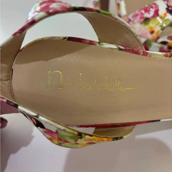 Nicole by Nicole Miller Floral Print Stiletto Heels Size 9M - Picture 4 of 8